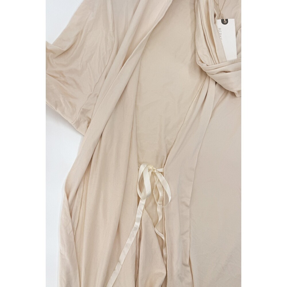 Berkshire Homewear Robe Womens 1X Long Duster Ruffle Hem Lounge Lightweight - Picture 8 of 12